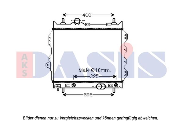 Kühler, Motorkühlung AKS DASIS 520125N