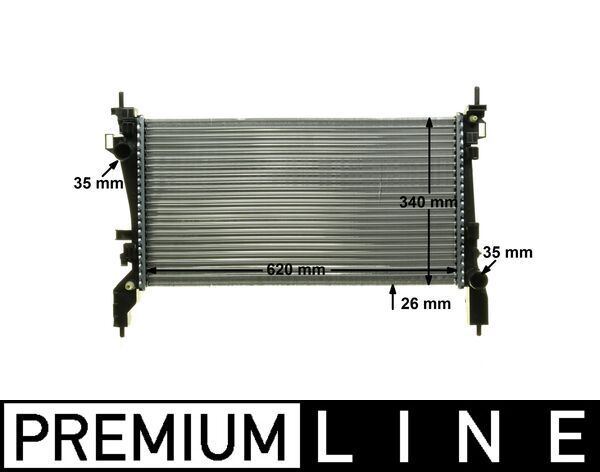 Kühler, Motorkühlung MAHLE CR1130000P