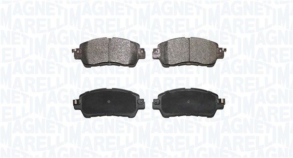 Bremsbelagsatz, Scheibenbremse MAGNETI MARELLI 363916060902