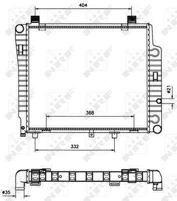 Kühler, Motorkühlung NRF 50533