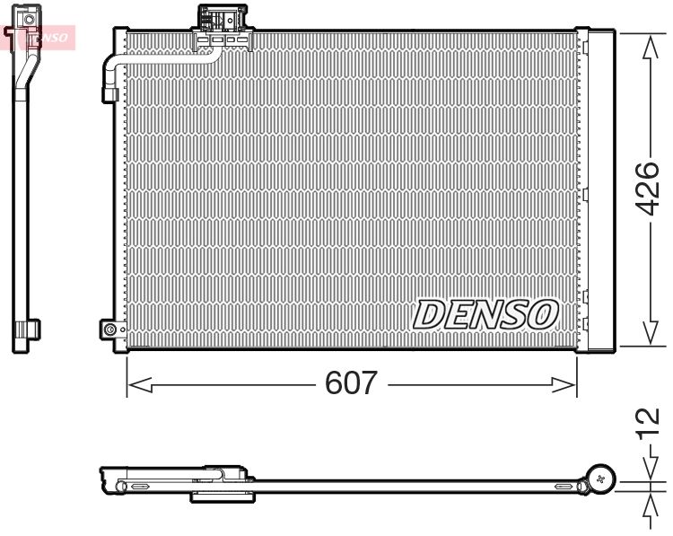 Klimakondensator Klimakühler Denso DCN17064