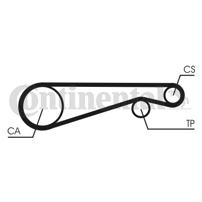 Zahnriemen CONTINENTAL CTAM ct653