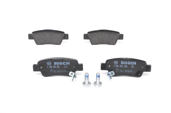 Bremsbelagsatz, Scheibenbremse BOSCH 0986494329