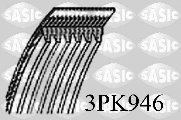 Keilrippenriemen SASIC 3PK946