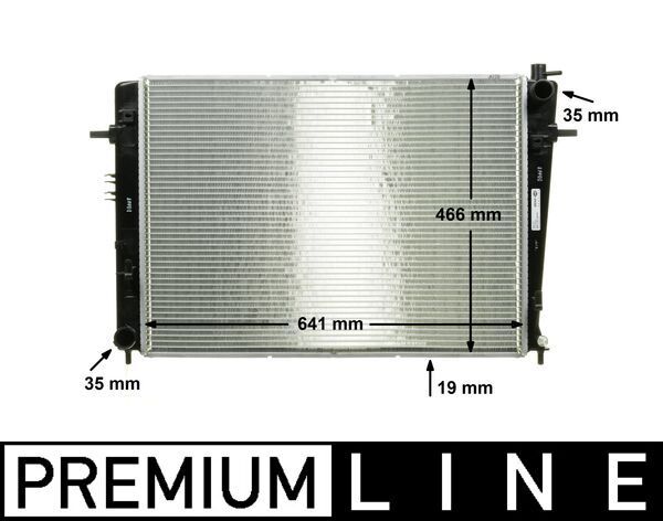 Kühler, Motorkühlung MAHLE CR909000P