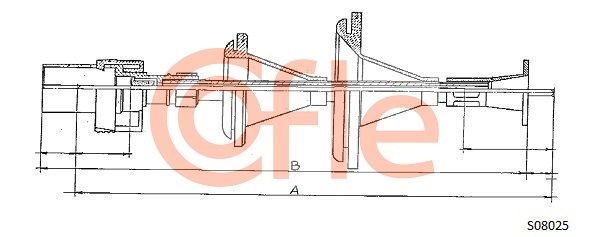 Tachowelle COFLE s08025