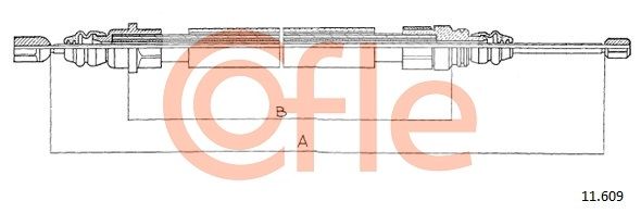 Seilzug, Feststellbremse COFLE 11.609