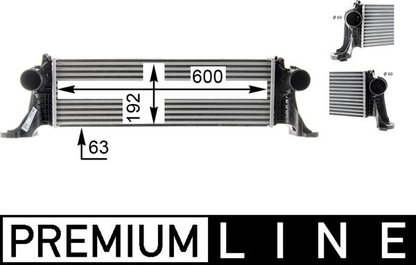 Ladeluftkühler MAHLE CI370000P