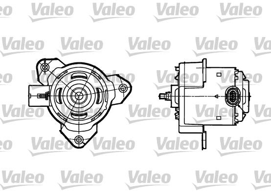 Elektromotor, Kühlerlüfter VALEO 698302