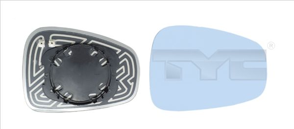 Spiegelglas, Außenspiegel TYC 301-0040-1