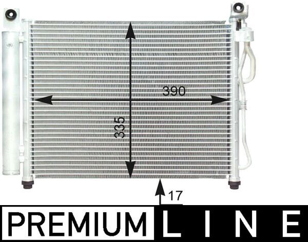 Kondensator, Klimaanlage MAHLE AC419000P