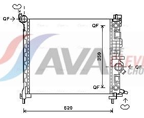 Kühler, Motorkühlung AVA QUALITY COOLING OL2567