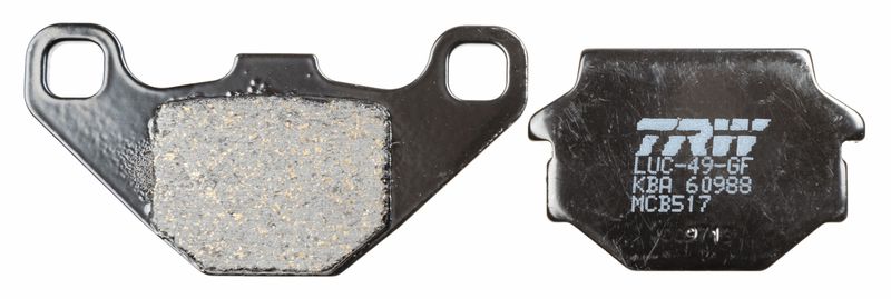 Bremsbelagsatz, Scheibenbremse TRW MCB517