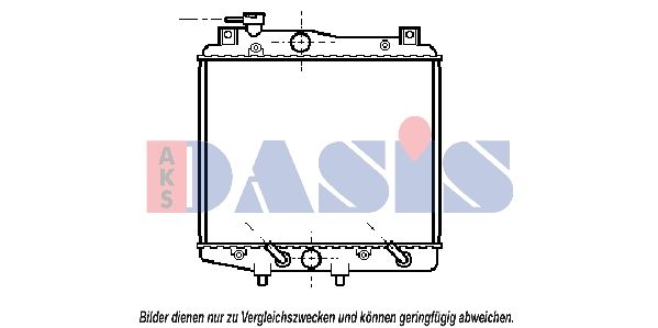 Kühler, Motorkühlung AKS DASIS 360015N