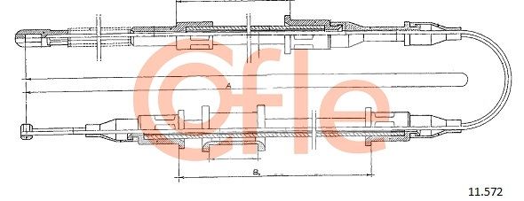 Seilzug, Feststellbremse COFLE 11.572