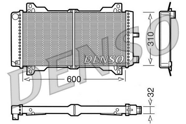 Kühler, Motorkühlung DENSO DRM10014