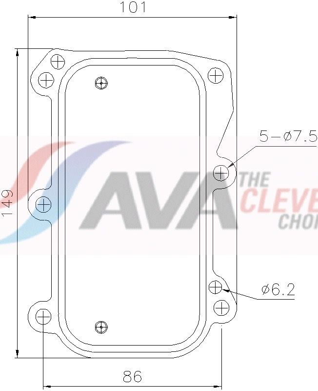 Ölkühler, Motoröl AVA QUALITY COOLING MS3803