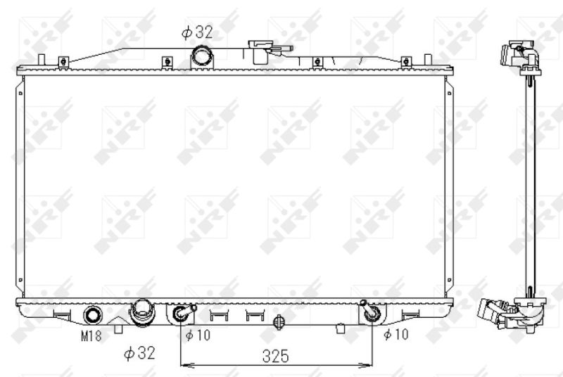 Kühler, Motorkühlung NRF 53391