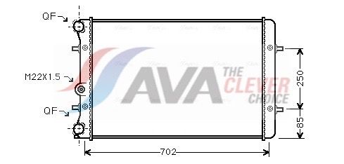 Kühler, Motorkühlung AVA QUALITY COOLING AI2129