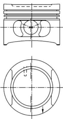 Kolben KOLBENSCHMIDT 94492700