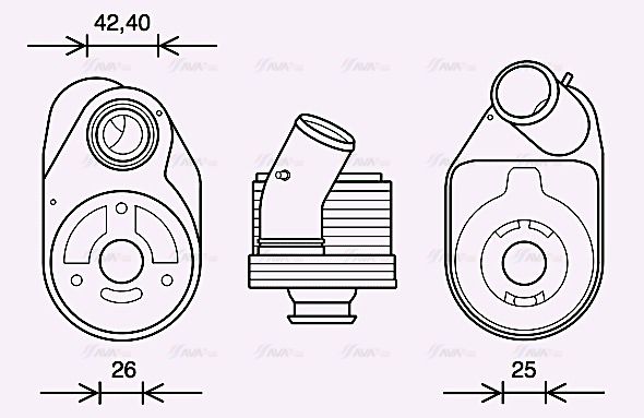Ölkühler, Motoröl AVA QUALITY COOLING ft3610