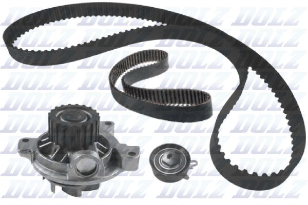 Wasserpumpe + Zahnriemensatz DOLZ KD087