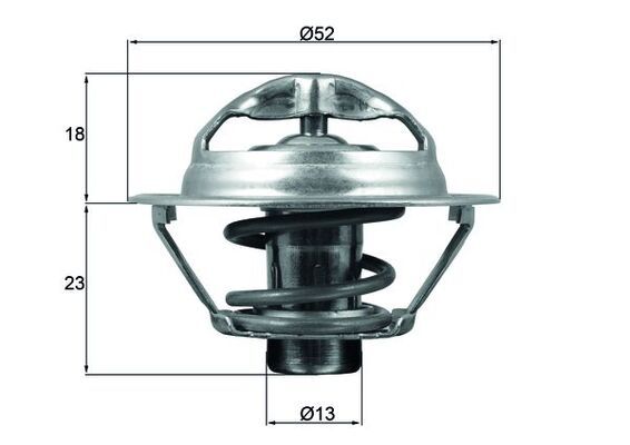 Thermostat, Kühlmittel MAHLE TX17595D