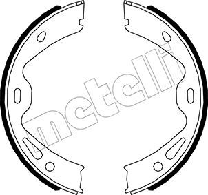 Bremsbackensatz, Feststellbremse METELLI 53-0512