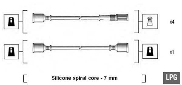 Zündleitungssatz MAGNETI MARELLI 941095580598