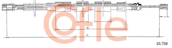 Seilzug, Feststellbremse COFLE 10.738