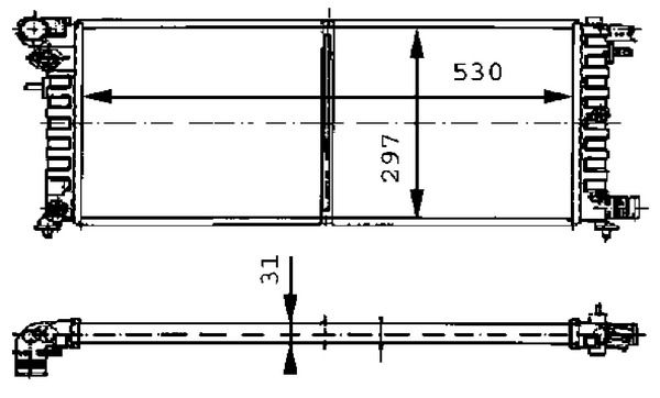 Kühler, Motorkühlung MAHLE CR430000S