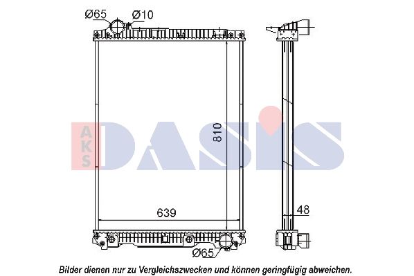 Kühler, Motorkühlung AKS DASIS 132430S