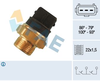 Temperaturschalter, Kühlerlüfter FAE 38250