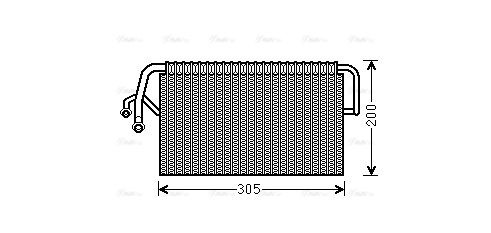 Verdampfer, Klimaanlage AVA QUALITY COOLING msv486