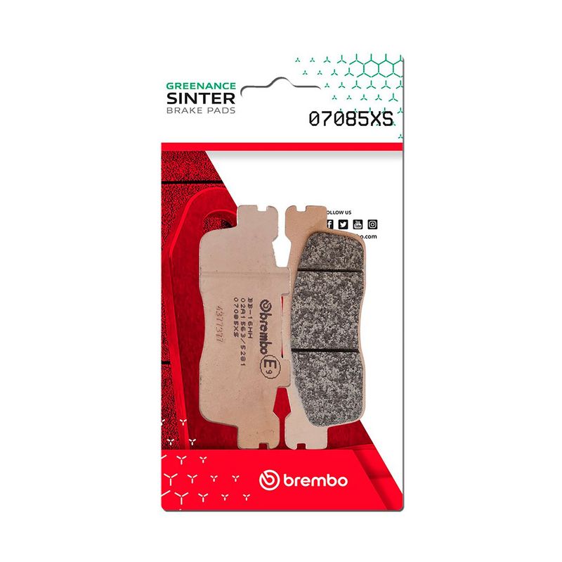 Bremsbelagsatz, Scheibenbremse BREMBO 07085XS