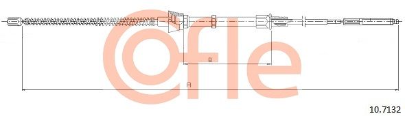 Seilzug Feststellbremse COFLE 10.7132