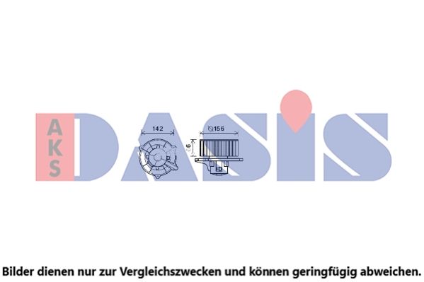Innenraumgebläse AKS DASIS 568118N