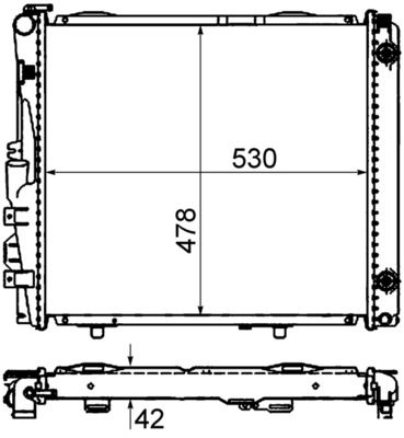 Kühler, Motorkühlung MAHLE CR290000S