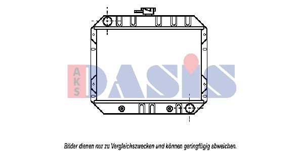 Kühler, Motorkühlung AKS DASIS 090069N