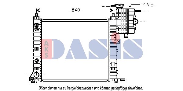 Kühler, Motorkühlung AKS DASIS 120083N