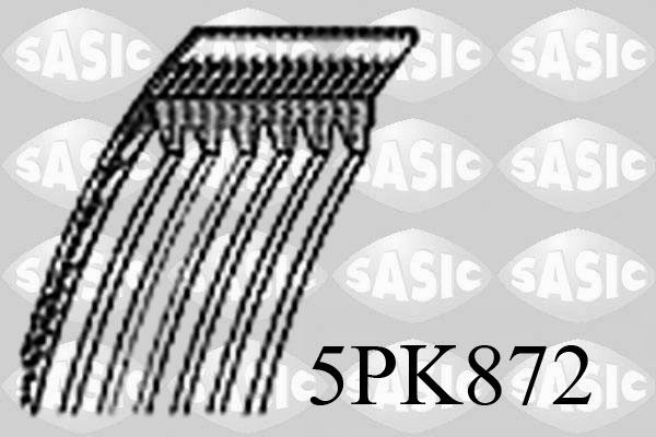Keilrippenriemen SASIC 5PK872
