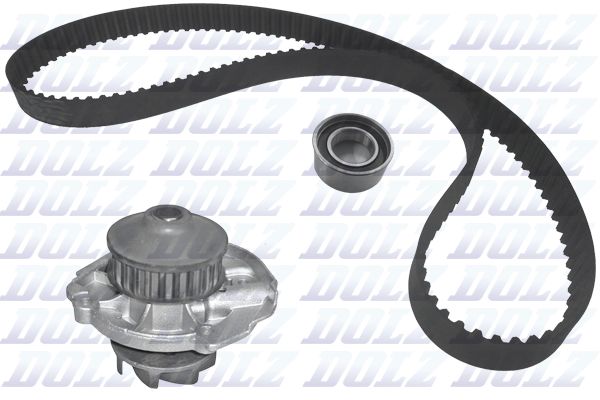Wasserpumpe + Zahnriemensatz DOLZ KD091