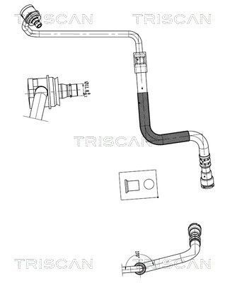 Hydraulikschlauch, Lenkung TRISCAN 8516 11040