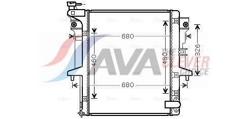 Kühler, Motorkühlung AVA QUALITY COOLING MTA2202
