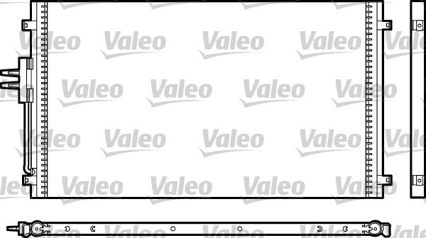 Kondensator, Klimaanlage VALEO 817477