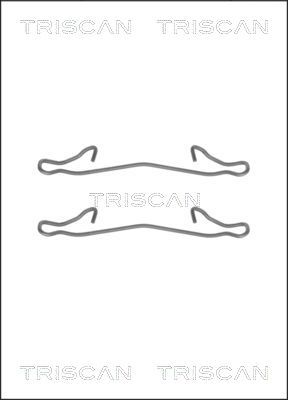 Zubehörsatz Scheibenbremsbelag TRISCAN 8105 161563