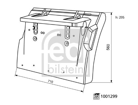 Kotflügel FEBI BILSTEIN 1001299