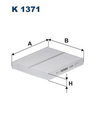 Filter, kupéventilation FILTRON K 1371