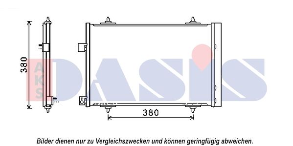 Kondensator, Klimaanlage AKS DASIS 062022N