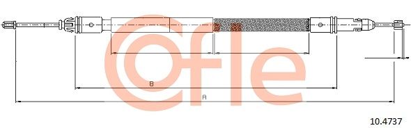 Seilzug, Feststellbremse COFLE 10.4737